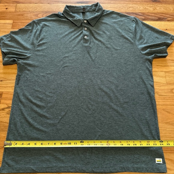 Vuori gray blue  Polo Shirt mens XXL strato tech - Picture 9 of 15